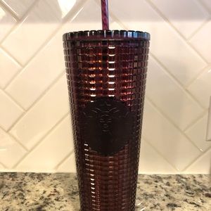 Starbucks Plum Grid Tumbler